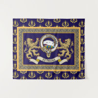 Insigne de clan Bethune personnalisé bleu