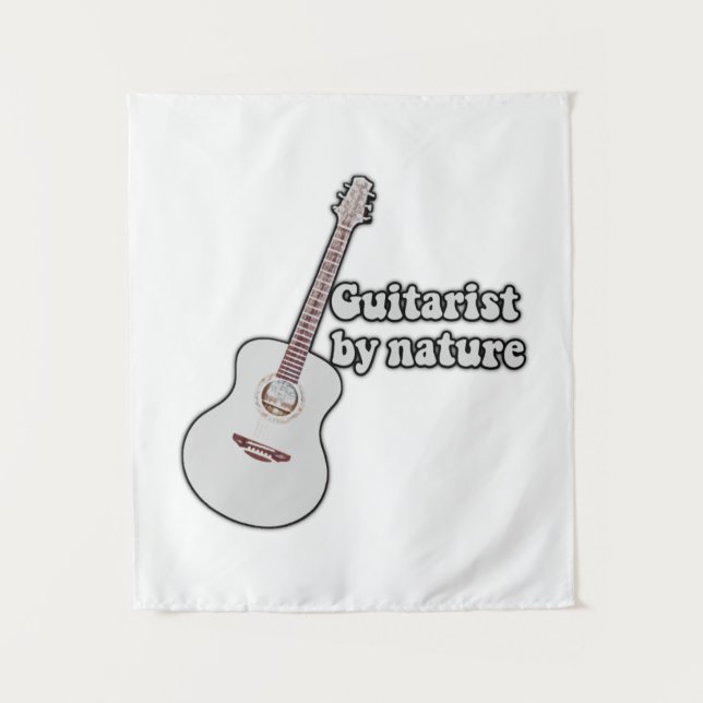 Tenture inspirational guitar quote for guitarists (Devant)