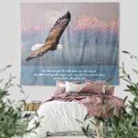 Inspirationnelle Bald Eagle Bible Verse Isaïe 40