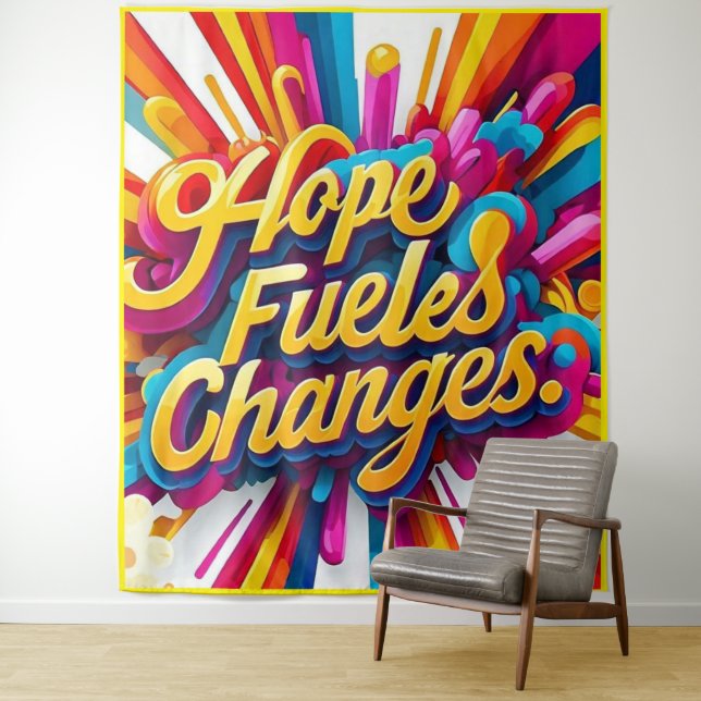 Tenture « Inspirer la résilience » (En situation)