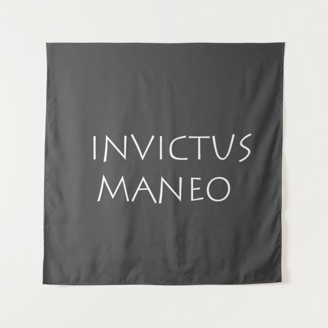 Tenture Invictus maneo (Devant)