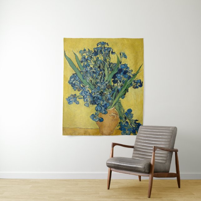 Tenture Iris - Vincent van Gogh Beaux-Arts (En situation)