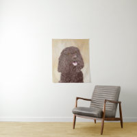 Irish Water Spaniel Peinture - Original Dog Art