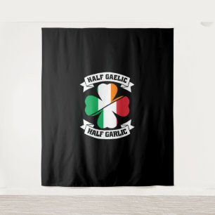 Tenture Irlandais Italien Demi Gaelic Demi Garlic Saint Pa