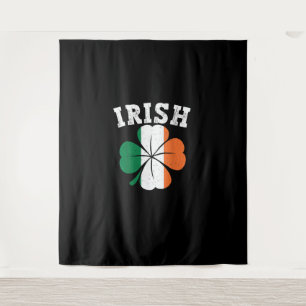 Tenture Irlande Shamrock Irlande Drapeau Saint Patrick Jou