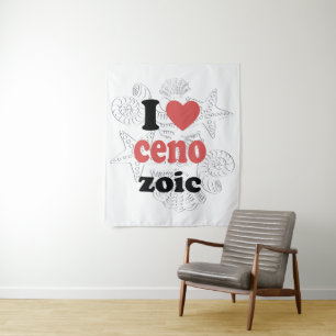 Tenture J'adore la citation amusante du Cénozoïque pour le