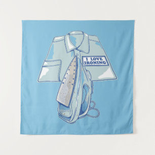 Tenture J'adore repasser