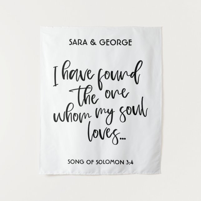 Tenture J'ai trouvé celui que l'on utilise pour la signalé (Devant)