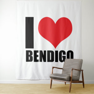 Tenture J'aime Bendigo