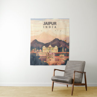 Tenture Jaipur – La Cité Royale Rose de l'Inde