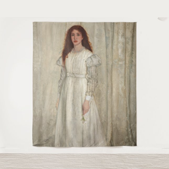 Tenture James Whistler - Symphonie en blanc no 1 (Devant)