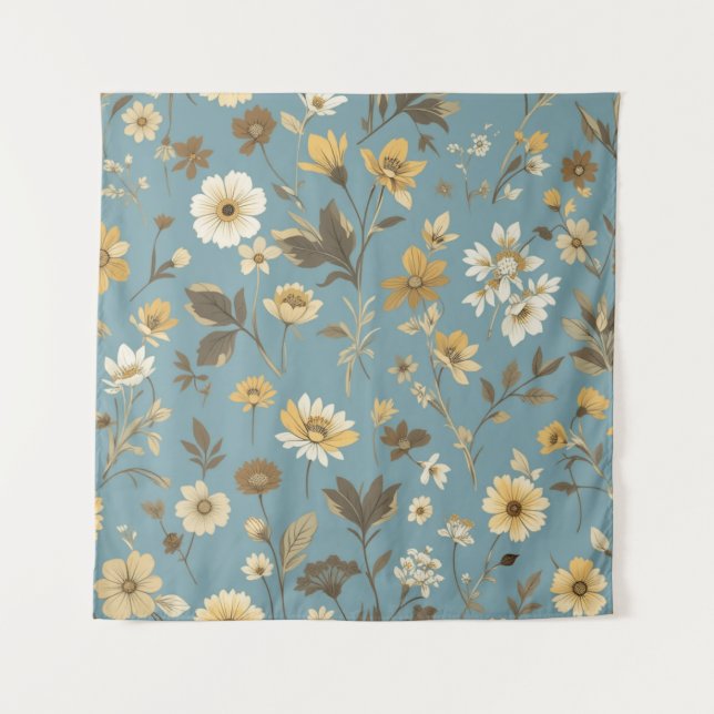 Tenture Jardin Bleu (Devant)