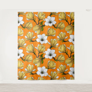 Tenture Jardin de Magnolia en jaune