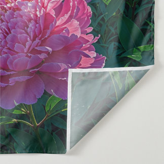 Tenture Jardin de pivoines roses rêveur Art