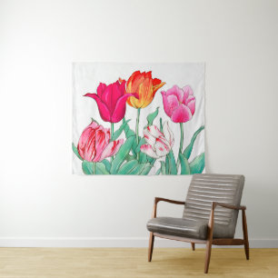 Tenture Jardin des Tulipes
