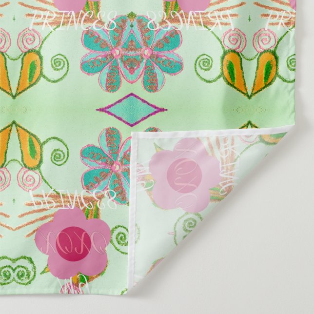 Tenture Jardin Éclectique Enchantant : Beauté Florale Dive (Détail)