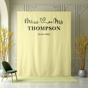 Tenture Jaune Pâle   Mr et Mme Élégant Fond Simple