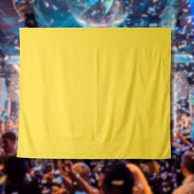 Tenture Jaune Soleil Uni | Élégant Classique (Créateur téléchargé)