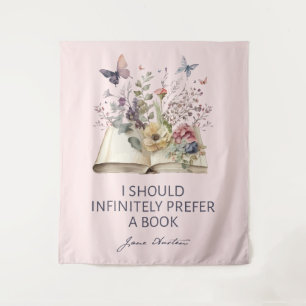 Tenture Je devrais infiniment préférer un livre II - Jane