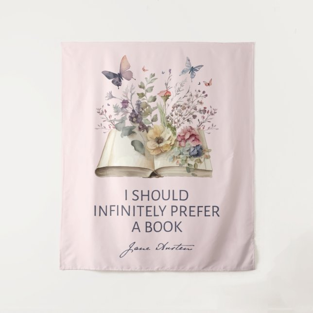 Tenture Je devrais infiniment préférer un livre II - Jane  (Devant)