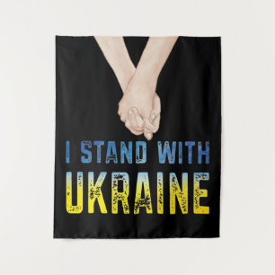 Tenture Je Suis Avec La Chemise Ukrainienne Soutenez Le Dr
