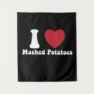Tenture Je suis fan des pommes de terre écrasées Cadeau de