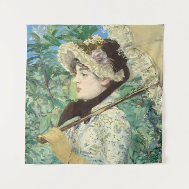 Tenture Jeanne (Printemps) Edouard Manet   (Devant)