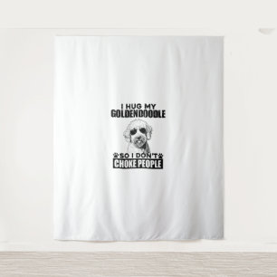 Tenture J'Embrasse Mon Goldendoodle Donc Je Ne Choque Pas 