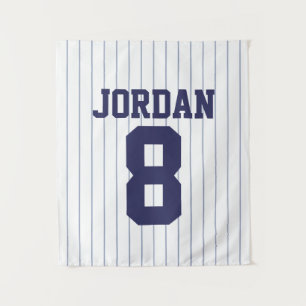 Tenture Jersey de baseball avec nom et numéro personnalisé