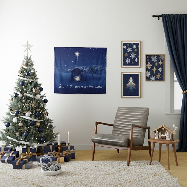 Tenture Jésus est la raison de la Nativité (Créateur téléchargé)