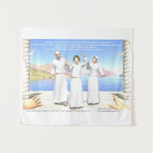 Tenture Jésus parmi les Docteurs de la Loi (deux épisodes)