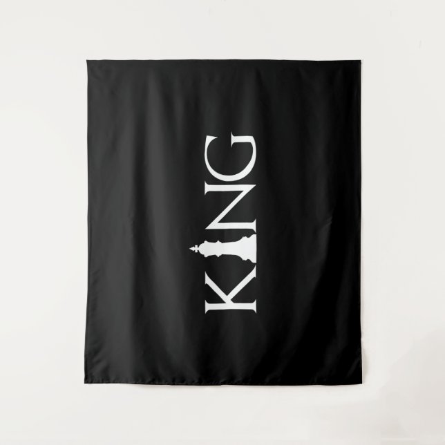 Tenture Jeu d'échecs King pièce Halloween Costume d'échecs (Devant)