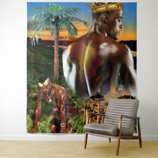 Tenture Jeune roi africain