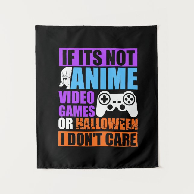 Tenture Jeux vidéo d'Halloween (Devant)