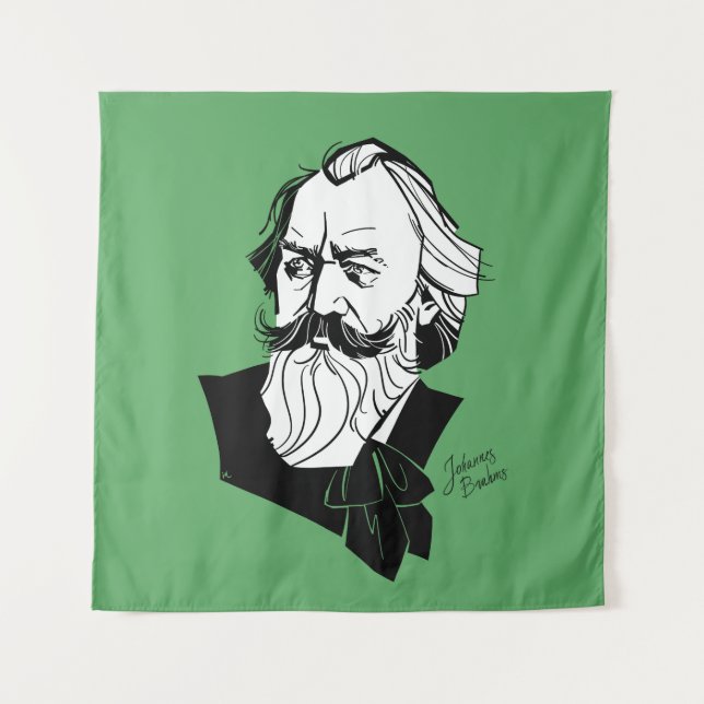 Tenture Johannes Brahms (Devant)