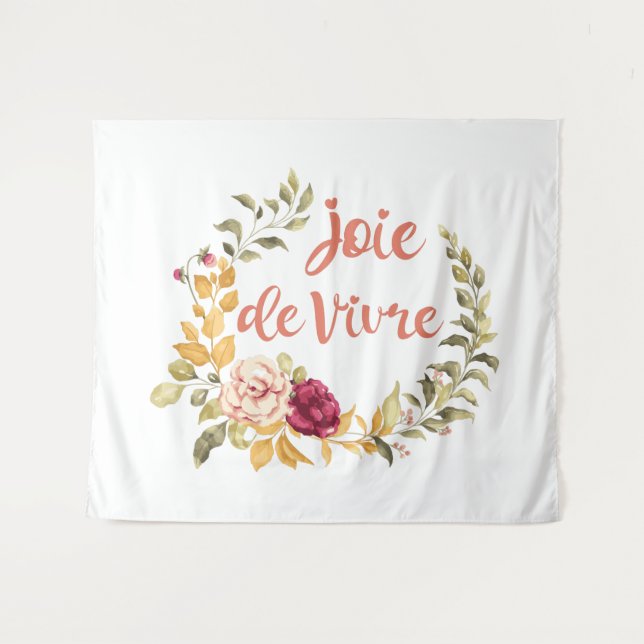 Tenture Joie de Vivre (Devant (Horizontal))