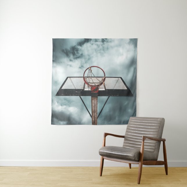 Tenture Joli cadeau de basketball (En situation)