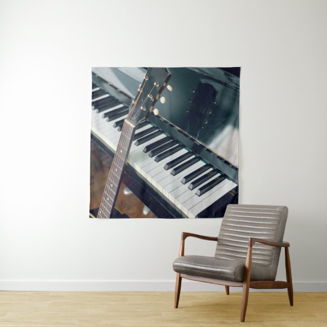 Tenture Joli design de piano (En situation)