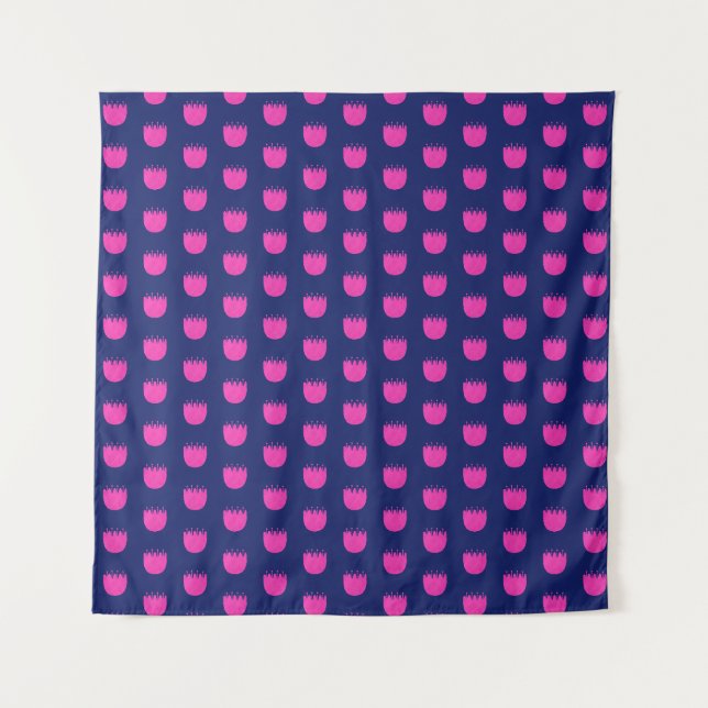Tenture Joli motif floral de fond (Devant)