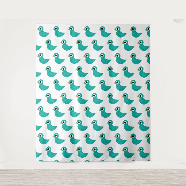 Tenture Joli oiseau bleu (Devant)