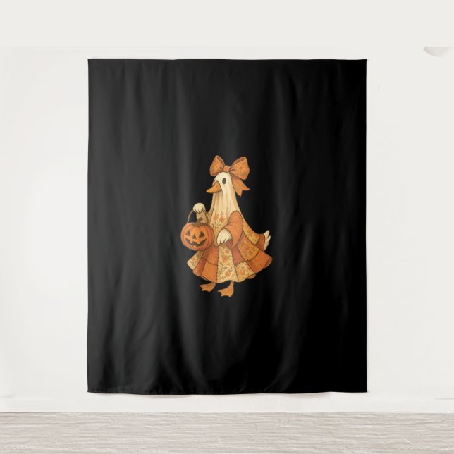 Tenture Joli patchwork de canard Halloween Party (Devant)