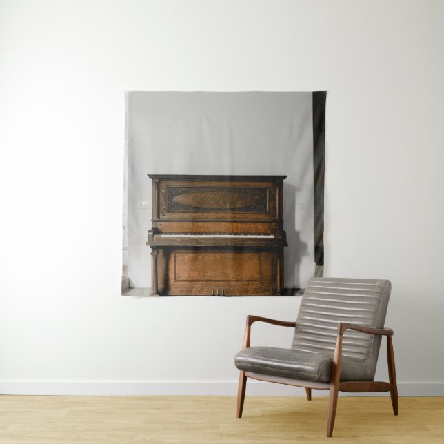 Tenture Jolie œuvre d'art pour piano (En situation)