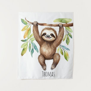 Tenture Jote Sloth Jungle Cadeaux Amoureux des animaux