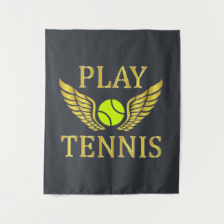 Tenture Jouer au tennis