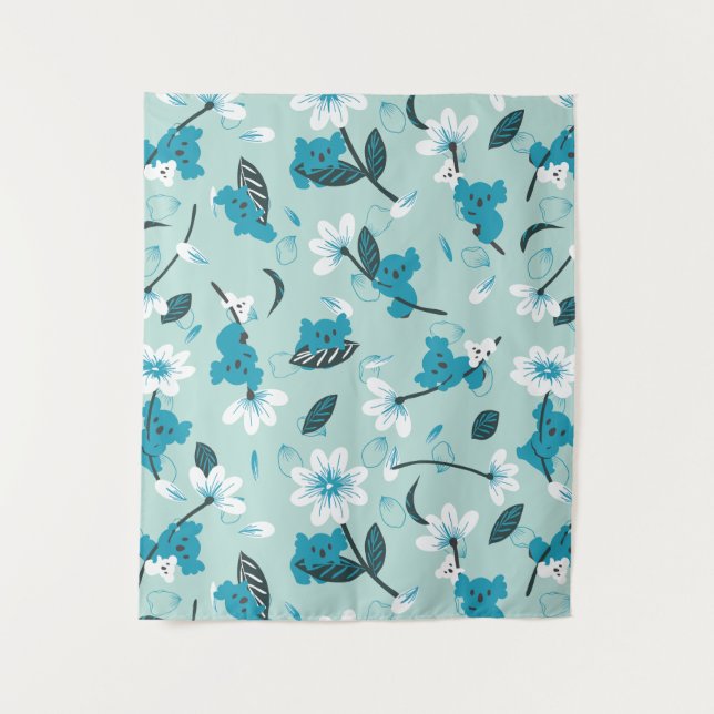 Tenture Jouer Koala Motif mignon animal et l'art nature (Devant)