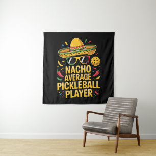 Tenture Joueur de pickleball moyen nacho