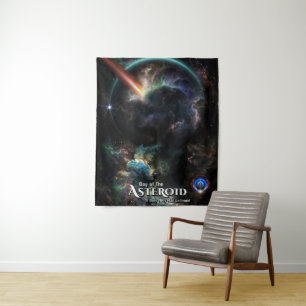 Tenture Jour De L'Art Fractal SciFi Astéroïde