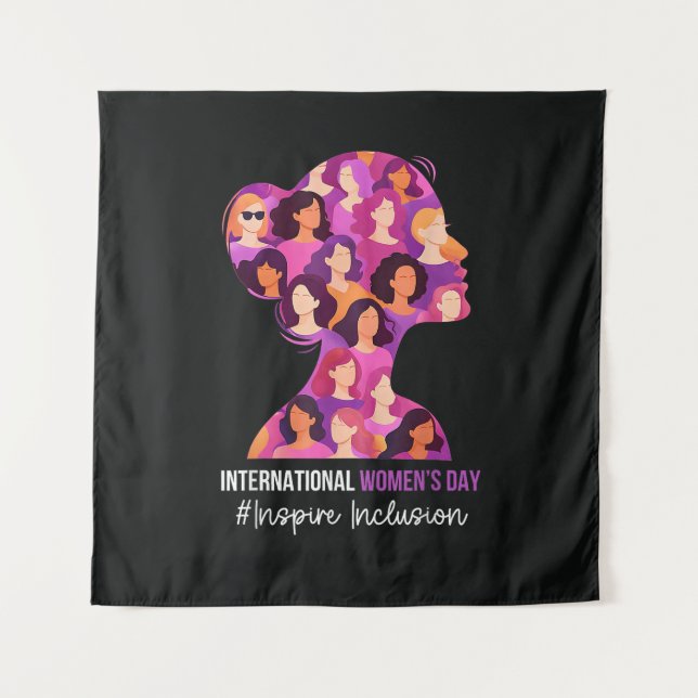 Tenture Journée internationale des femmes 8 mars  (Devant)