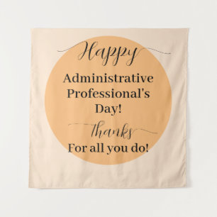 Tenture Joyeuse Journée des professionnels administratifs 