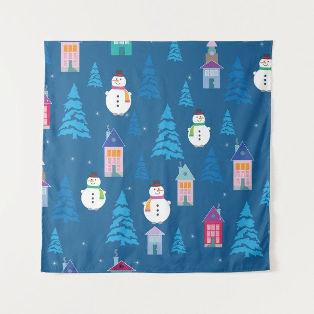 Tenture Joyeux Motif de Noël (Devant)